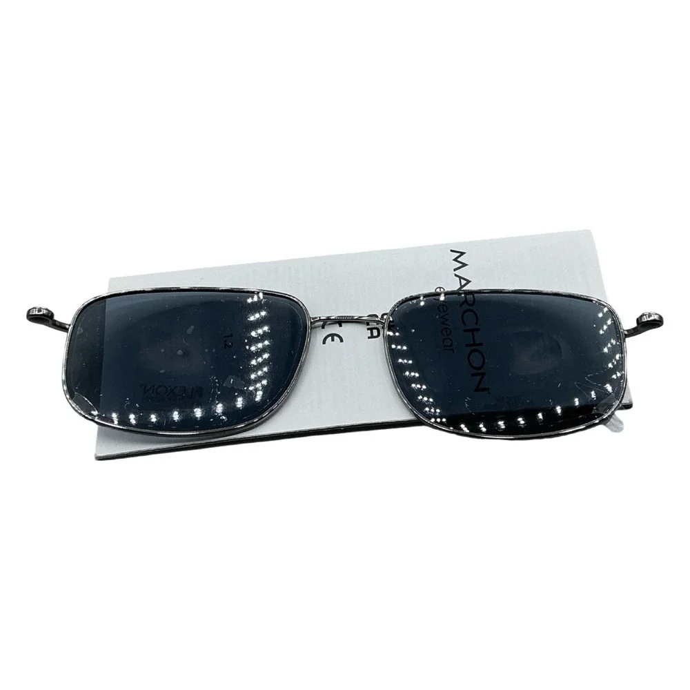 Flexon Marchon FLX806MGC Magnetic Polarized Sunglasses Clip-On Grey 52mm